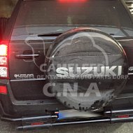 Black Power Coated Rear Guard