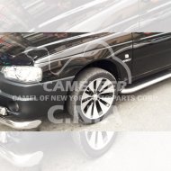 رکاب بغل لبه استیل تخت مشکی